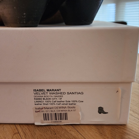 Isabel Marant Suede Faded Black Dewina Boot - Picture 6 of 8